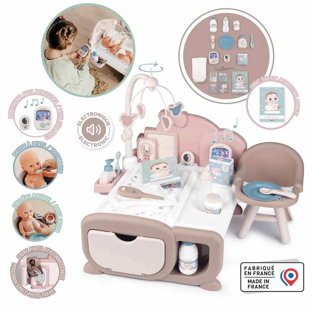Simba Oyuncak Smoby Baby Nurse 3'ü 1 Arada Bebek Oyun Seti 7600220379