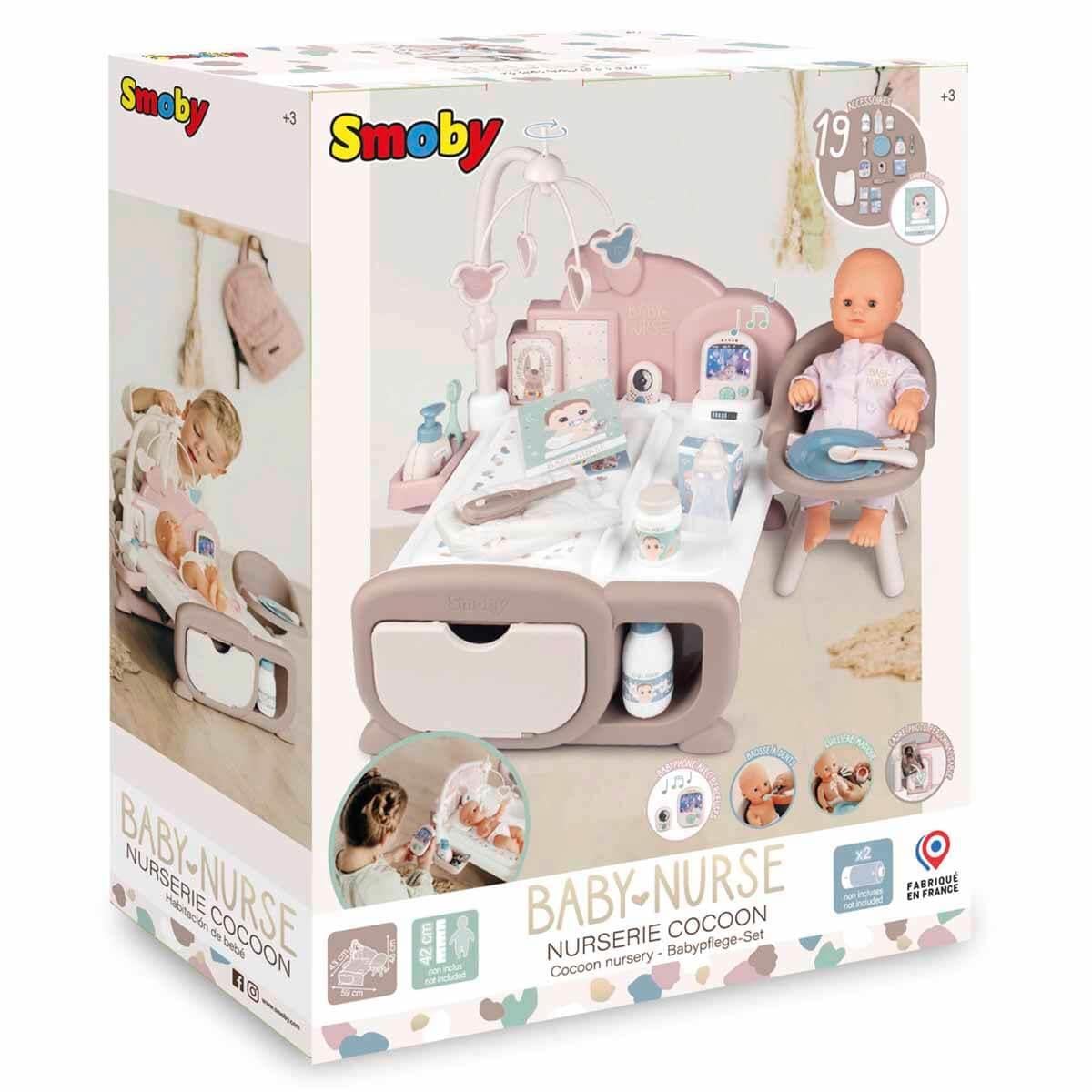 Simba Oyuncak Smoby Baby Nurse 3'ü 1 Arada Bebek Oyun Seti 7600220379
