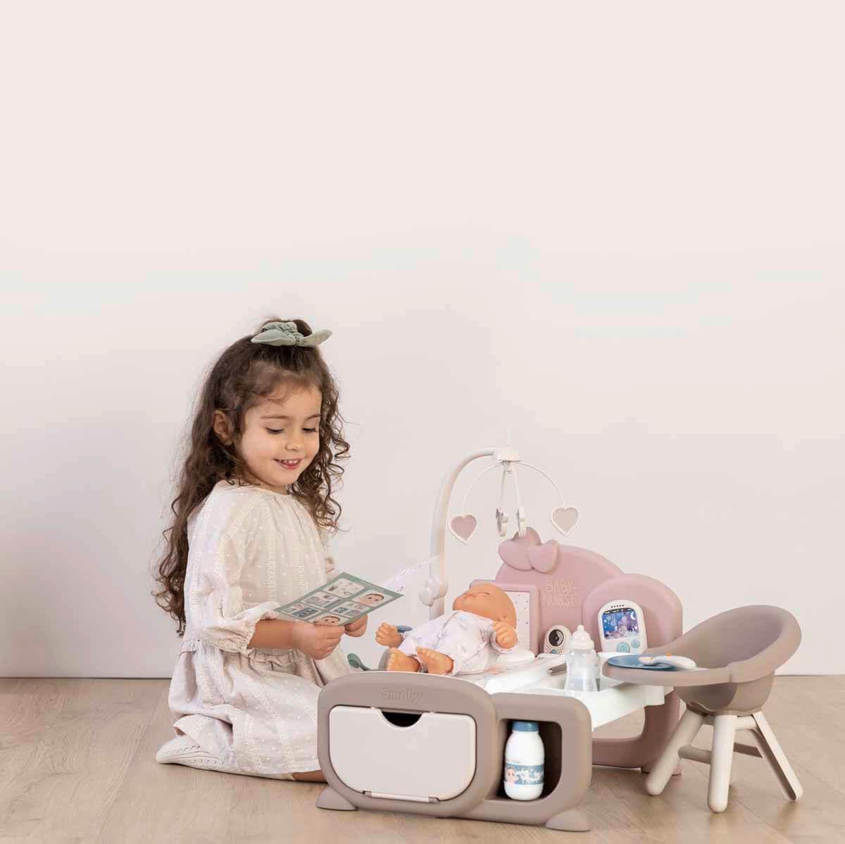 Simba Oyuncak Smoby Baby Nurse 3'ü 1 Arada Bebek Oyun Seti 7600220379