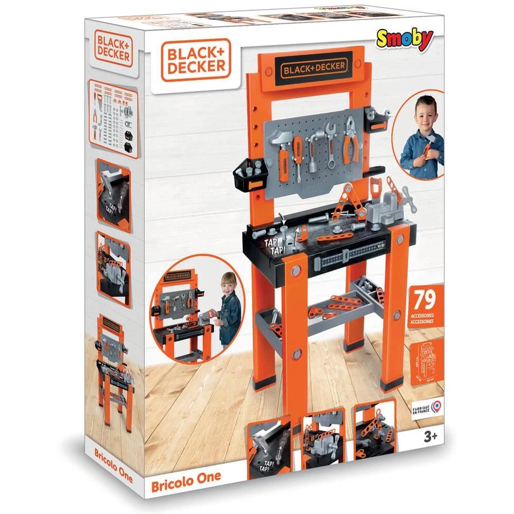 Simba Oyuncak Smoby Black Decker Bricolo One Çalışma Tezgahı 360732