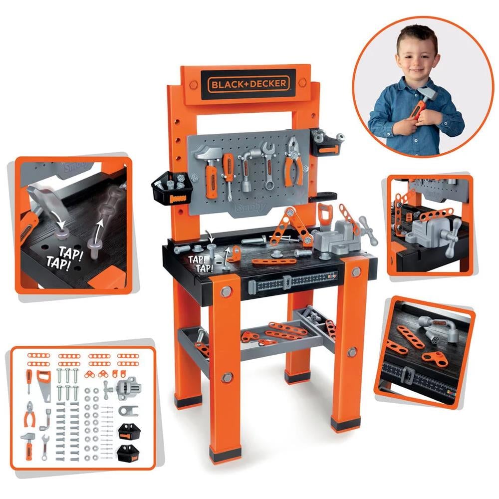 Simba Oyuncak Smoby Black Decker Bricolo One Çalışma Tezgahı 360732
