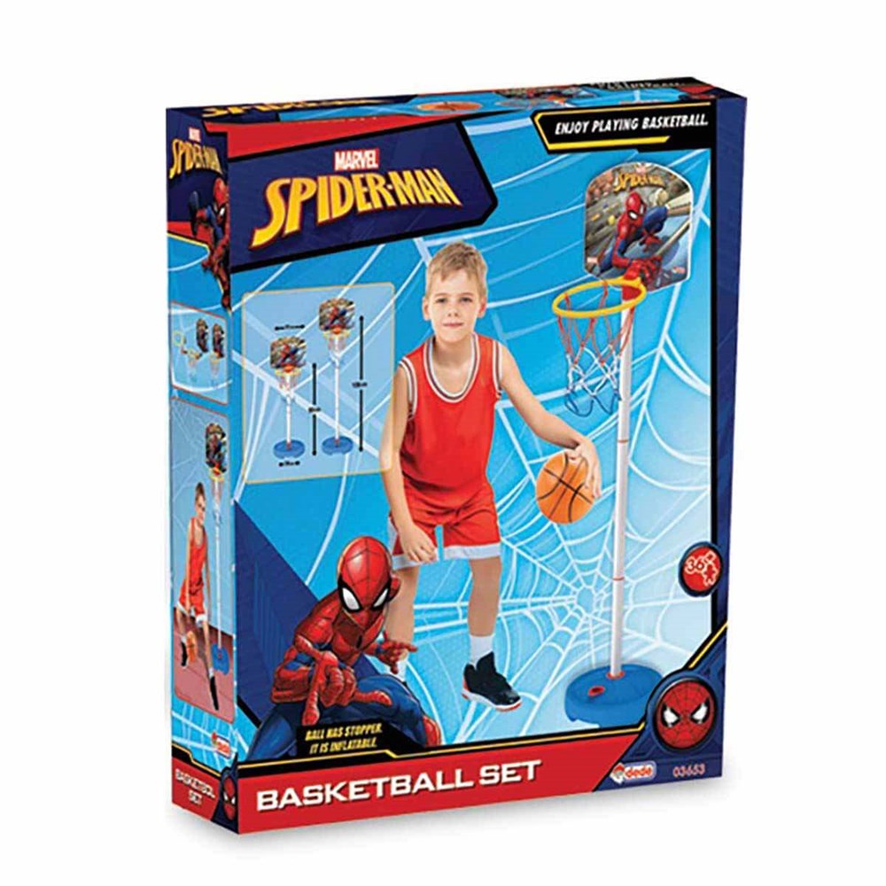 Spiderman Ayaklı Küçük Basketbol Potası 03653