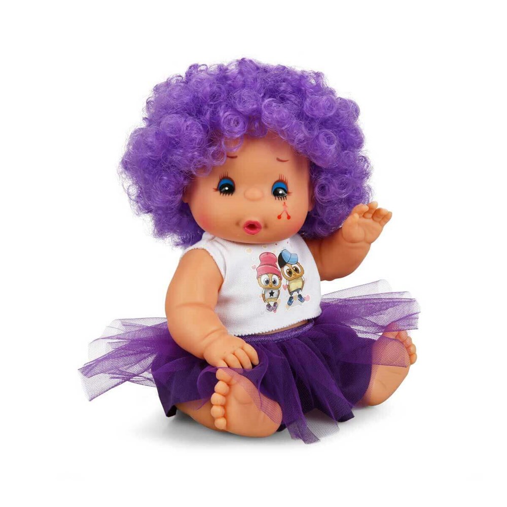 Sunman Kıvırcık Renkli Saçlı Bebek 23 Cm.