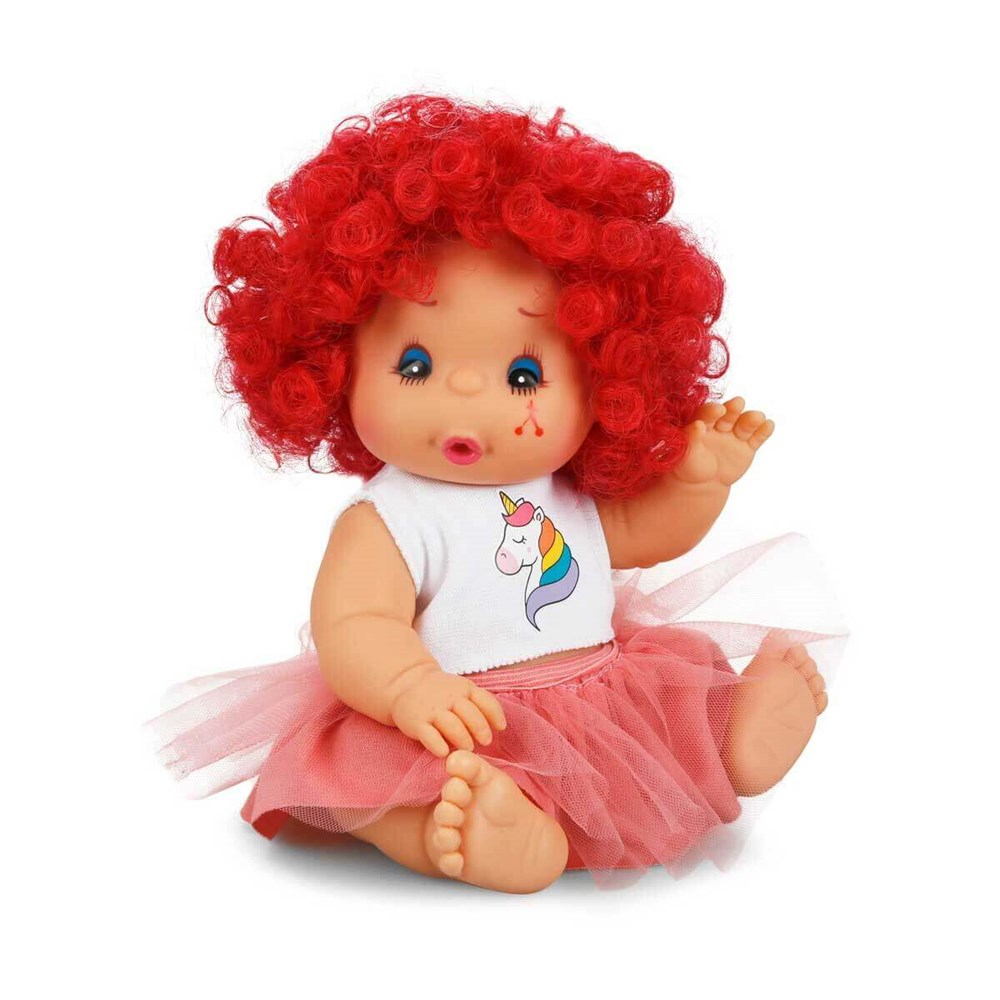 Sunman Kıvırcık Renkli Saçlı Bebek 23 Cm.