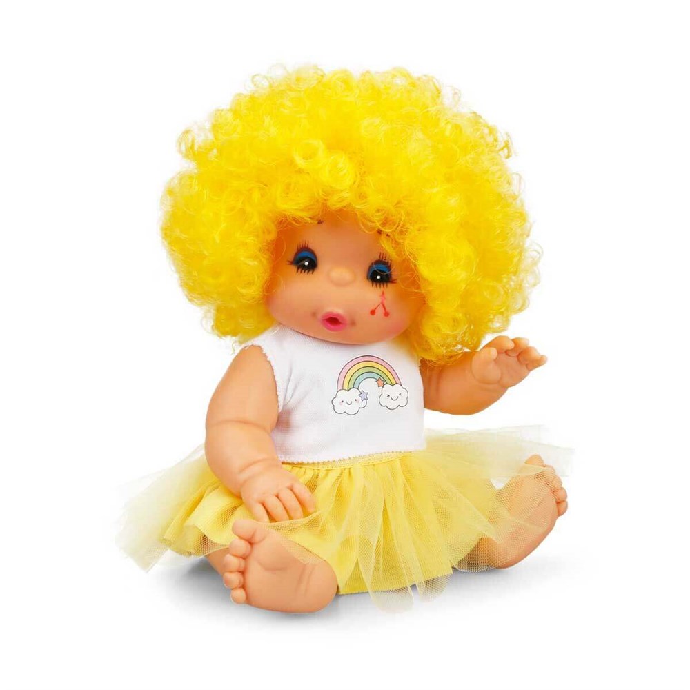 Sunman Kıvırcık Renkli Saçlı Bebek 23 Cm.