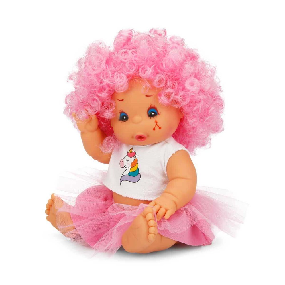 Sunman Kıvırcık Renkli Saçlı Bebek 23 Cm.
