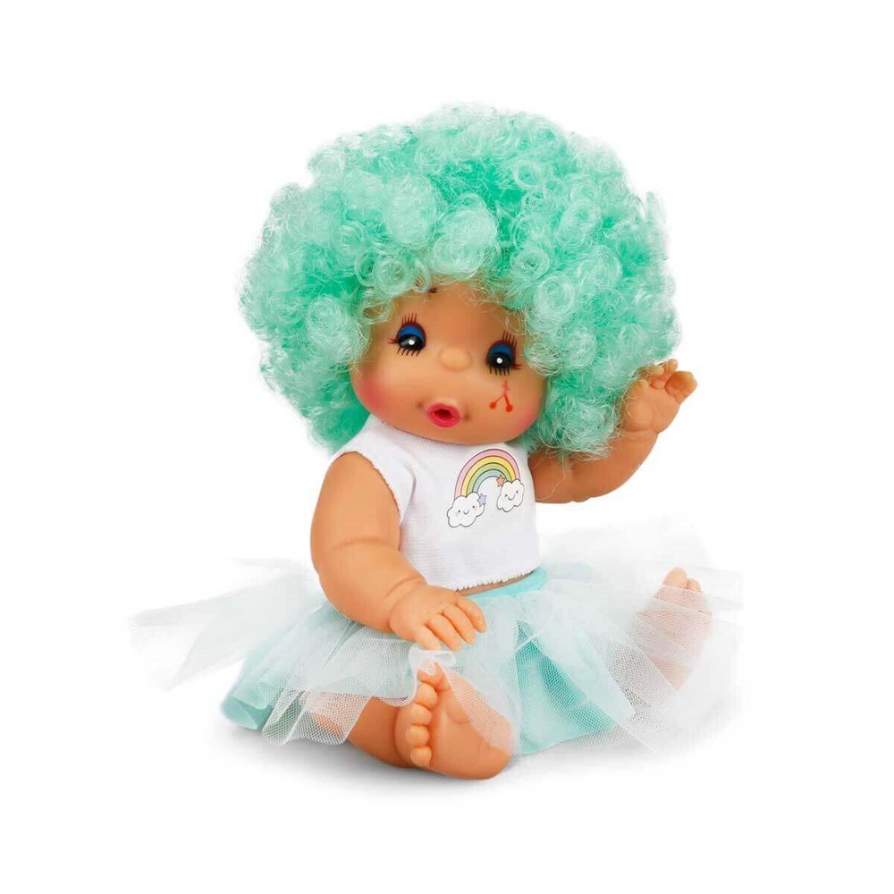 Sunman Kıvırcık Renkli Saçlı Bebek 23 Cm.
