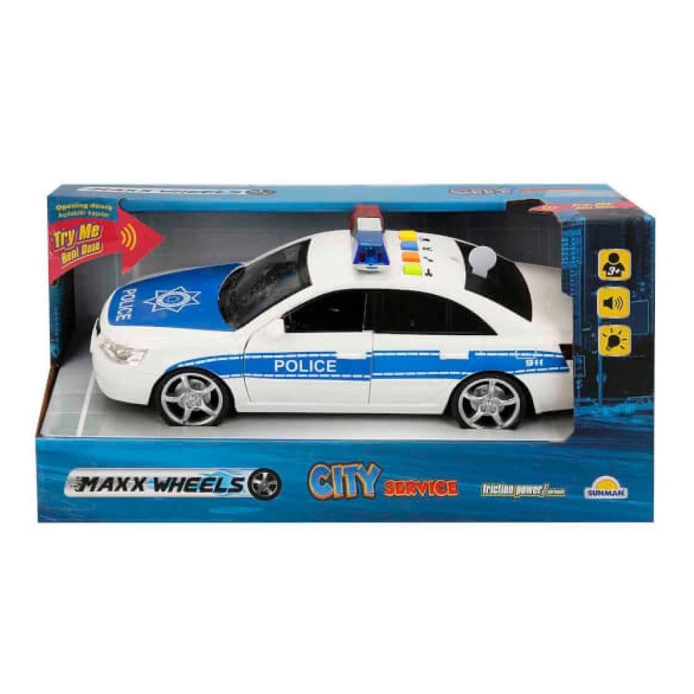 Sunman Oyuncak 1:16 Sesli Işıklı Polis ve Taksi 00010560