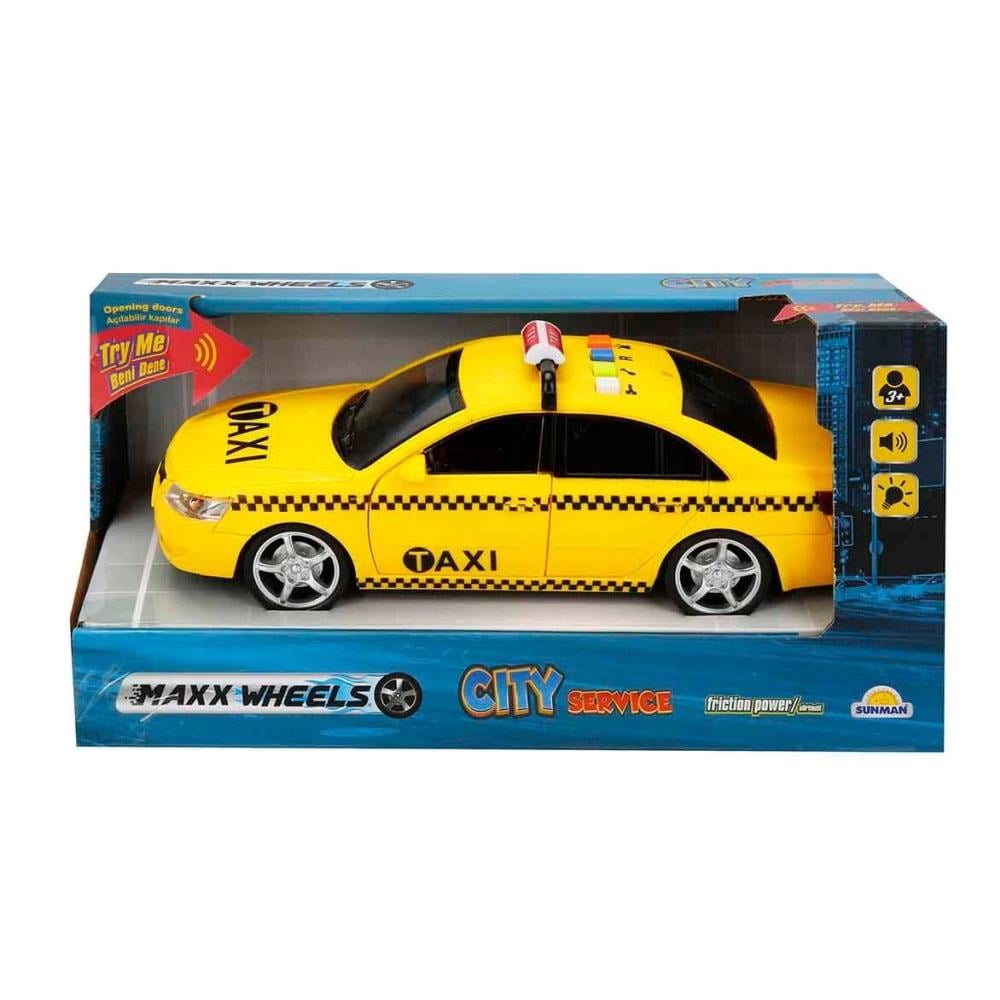 Sunman Oyuncak 1:16 Sesli Işıklı Polis ve Taksi 00010560