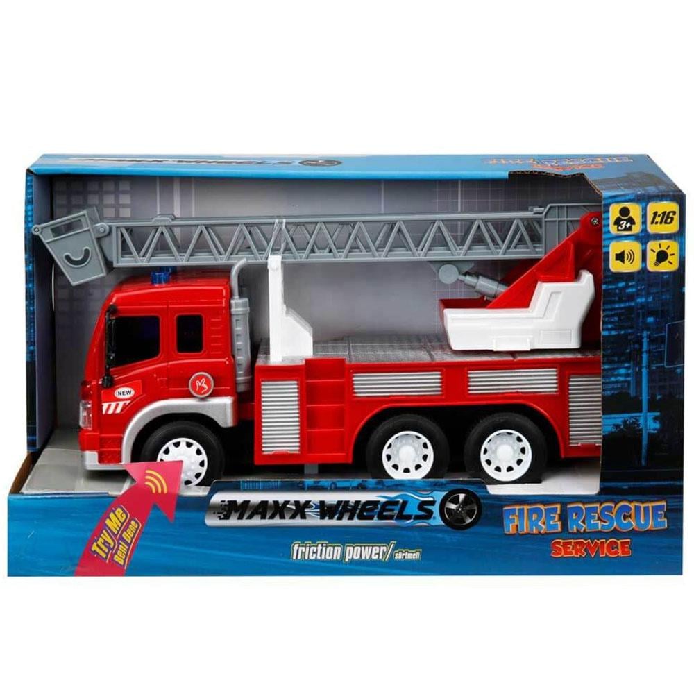 Sunman Oyuncak 1:16 Sesli ve Işıklı İtfaiye Araçları 00012956