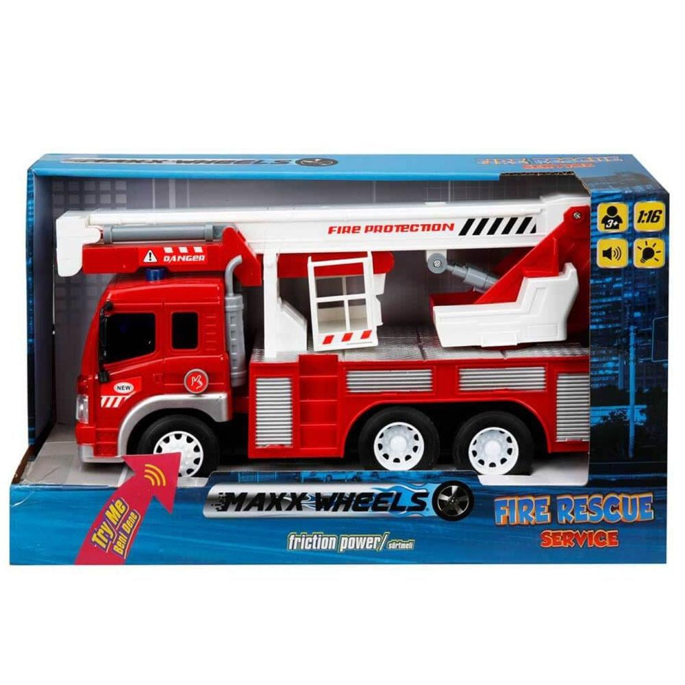 Sunman Oyuncak 1:16 Sesli ve Işıklı İtfaiye Araçları 00012956