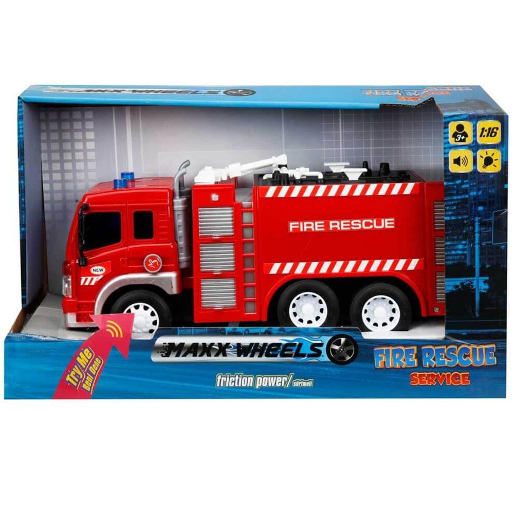 Sunman Oyuncak 1:16 Sesli ve Işıklı İtfaiye Araçları 00012956