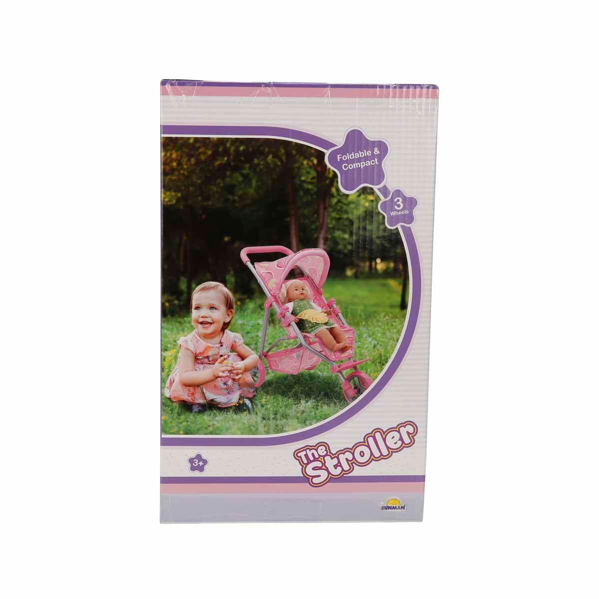 Sunman Oyuncak 3 Tekerlekli Metal Puset Çilek Desenli 0009326C