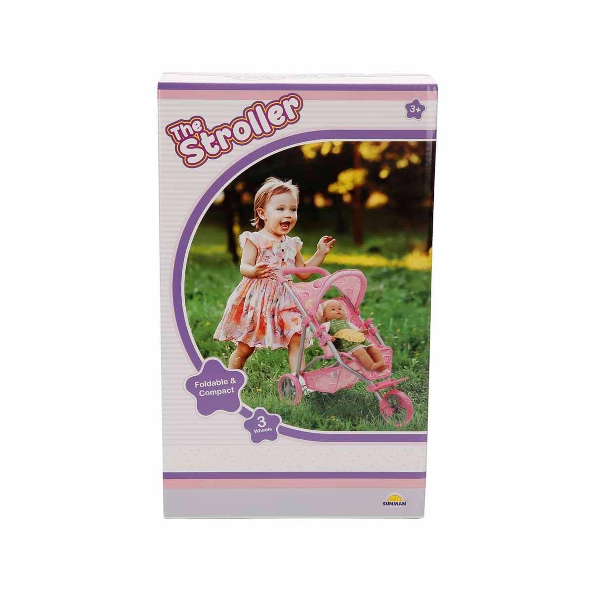 Sunman Oyuncak 3 Tekerlekli Metal Puset Çilek Desenli 0009326C