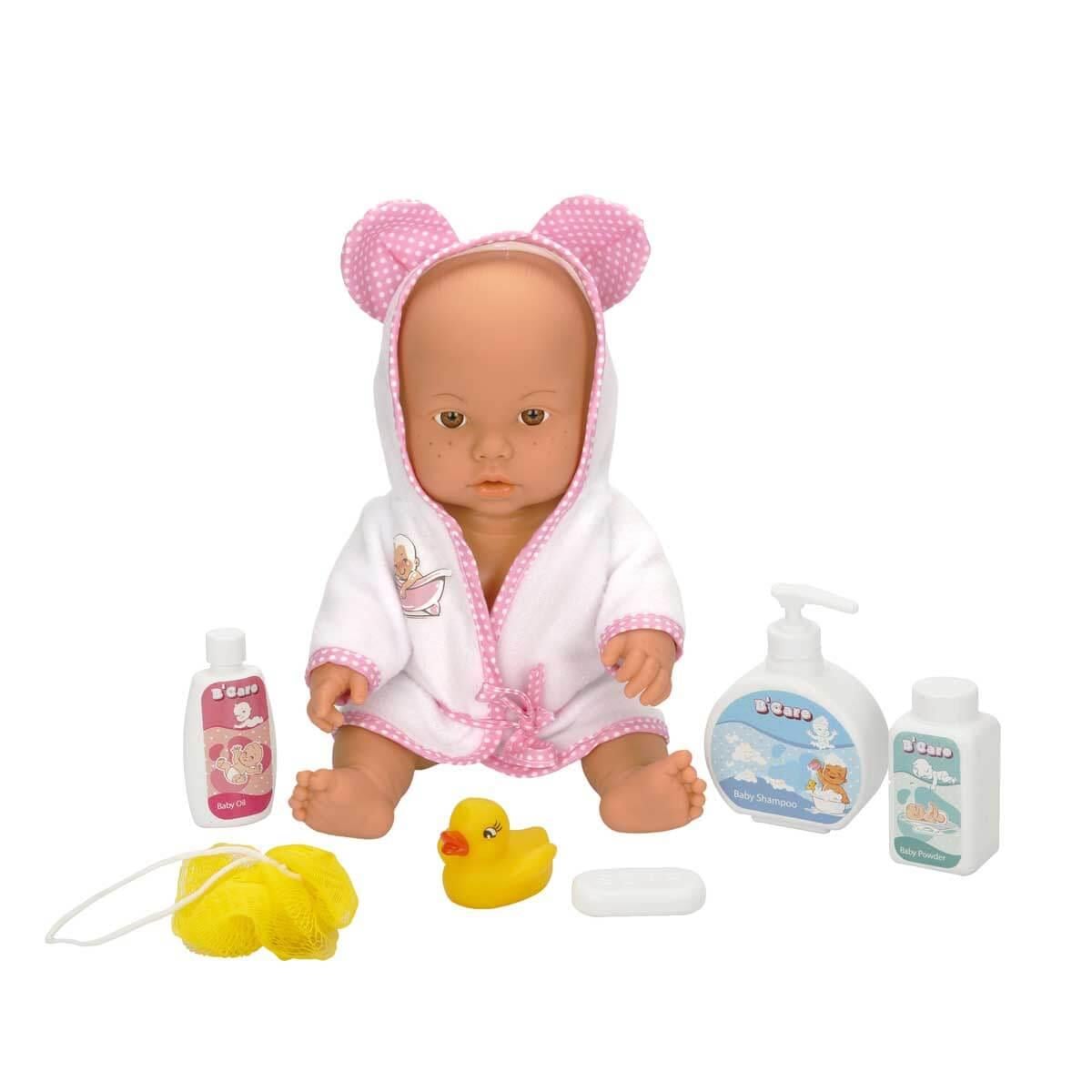 Sunman Oyuncak Bebelou Banyo Zamanı Bebek Seti 35 Cm 01030031