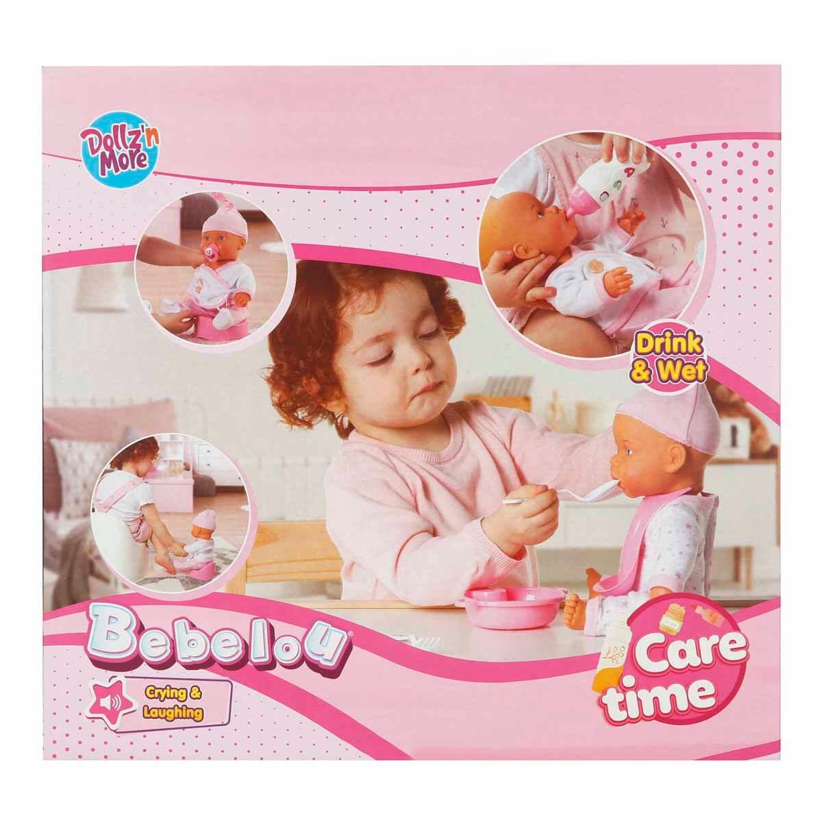 Sunman Oyuncak Bebelou Sesli Bakım Zamanı Bebek Oyun Seti 32 Cm 00003823