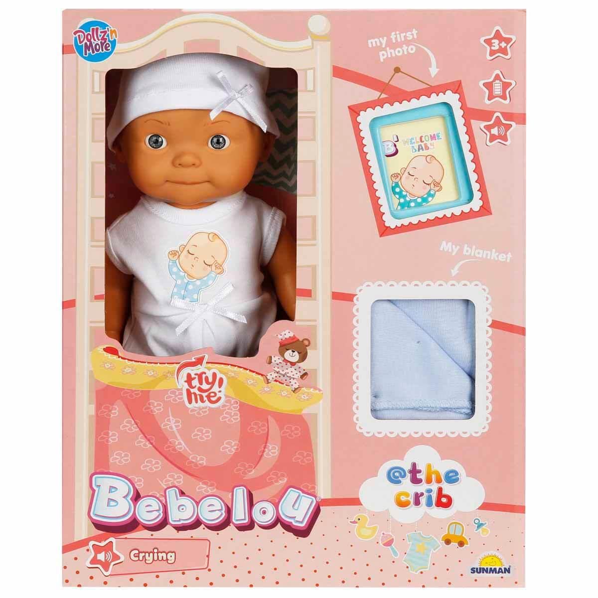 Sunman Oyuncak Bebelou Sesli Hoş Geldin Bebeği 30 cm 01005683