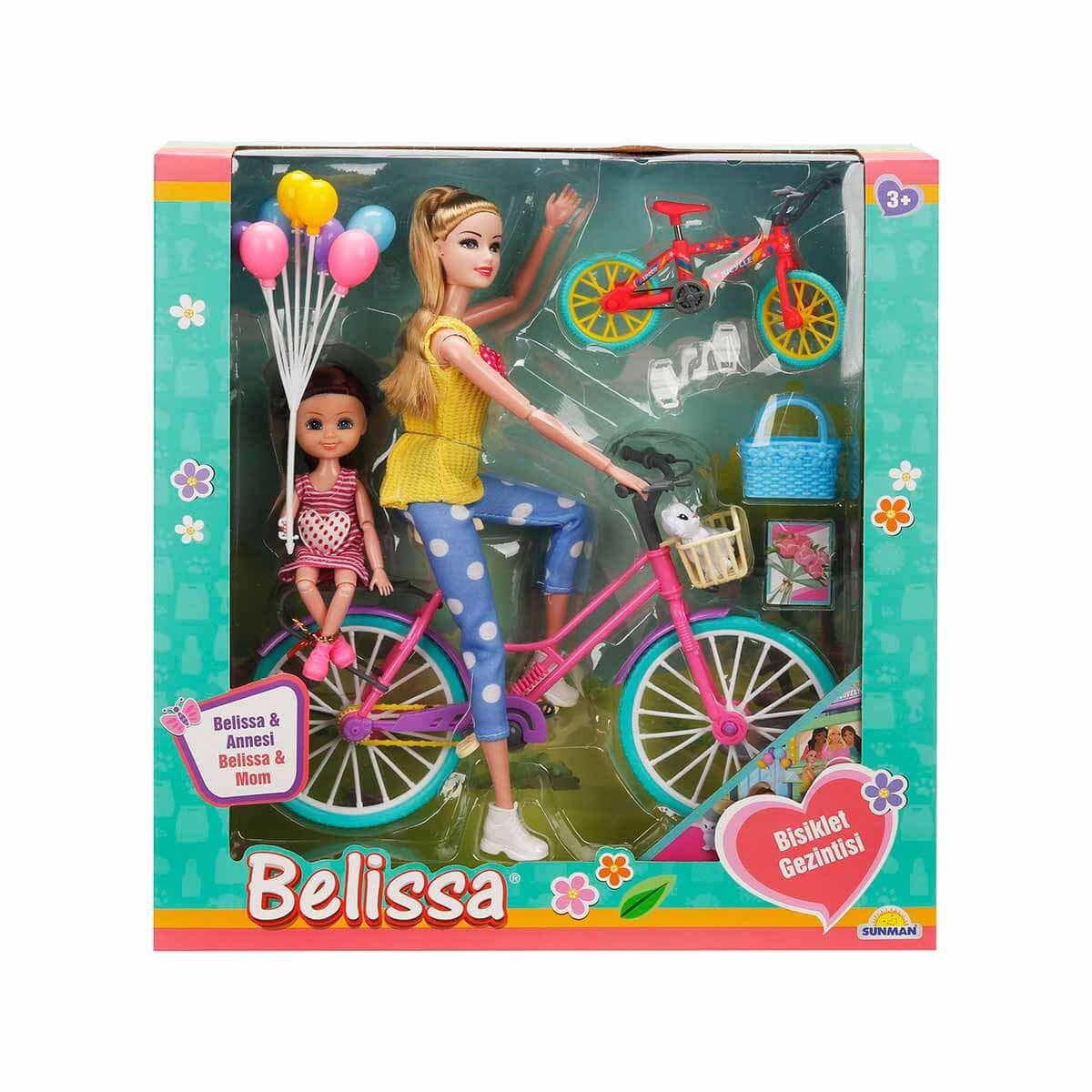 Sunman Oyuncak Belissa ve Annesi Bisiklet Yolculuğu 30 Cm 51808 00003047