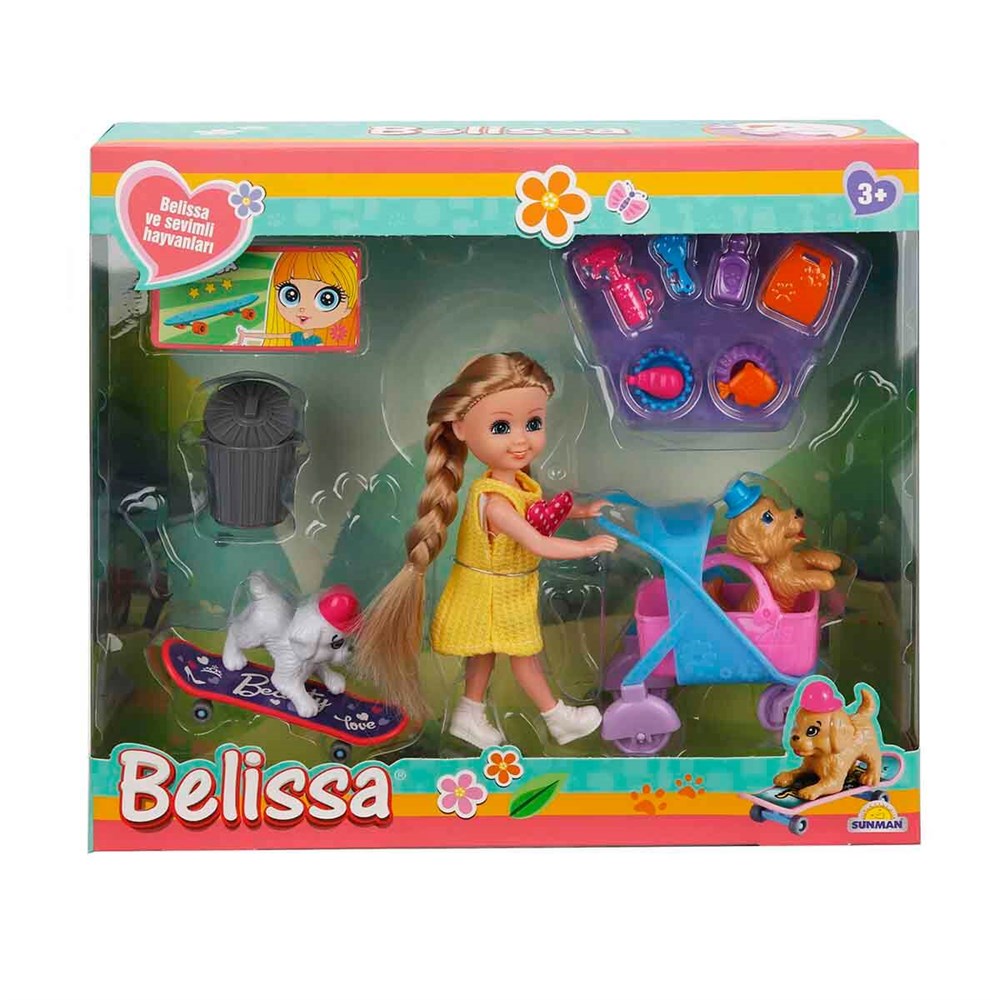 Sunman Oyuncak Belissa ve Sevimli Hayvanları 53801 15 Cm 02974