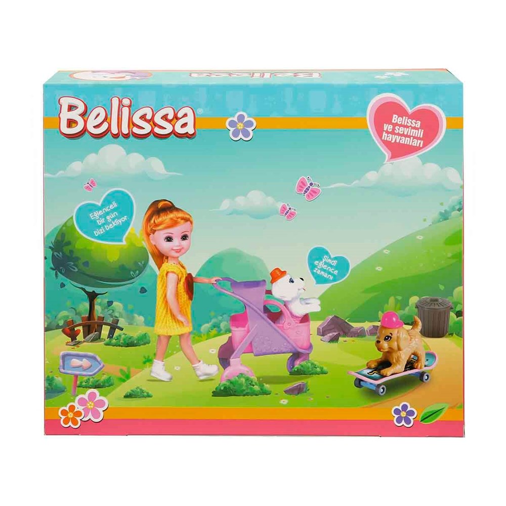 Sunman Oyuncak Belissa ve Sevimli Hayvanları 53801 15 Cm 02974