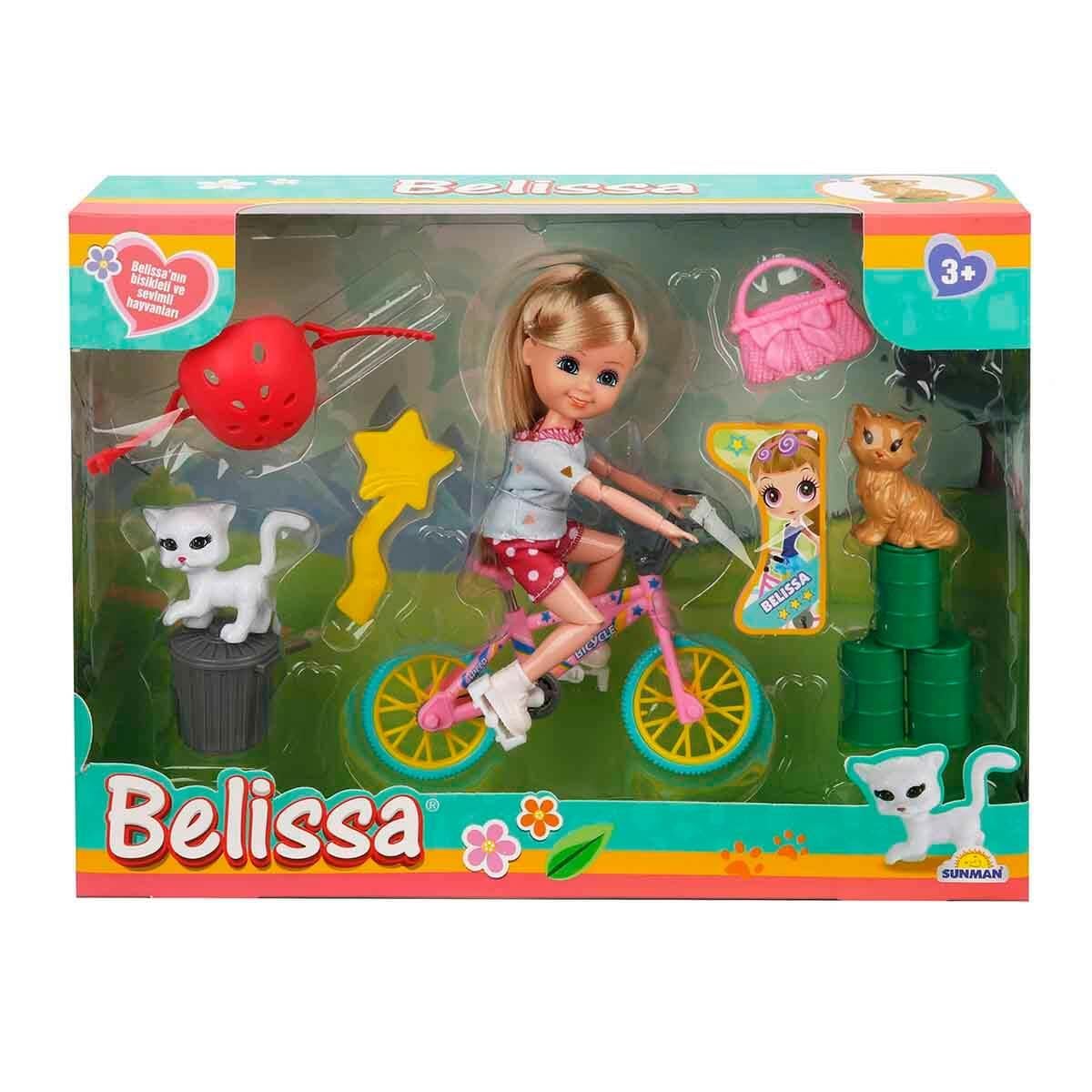 Sunman Oyuncak Belissa'nın Bisikleti ve Sevimli Hayvanları 15 Cm 53804 00002977