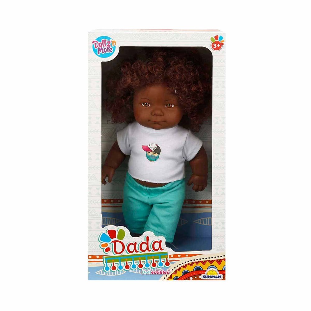 Sunman Oyuncak Dada Kıvırcık Saçlı Bebek 35 Cm 03530 SUN-SABC-DZM