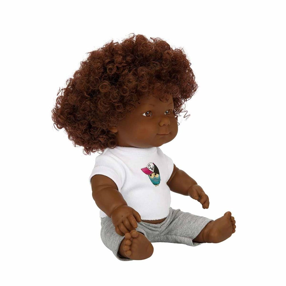 Sunman Oyuncak Dada Kıvırcık Saçlı Bebek 35 Cm 03530 SUN-SABC-DZM