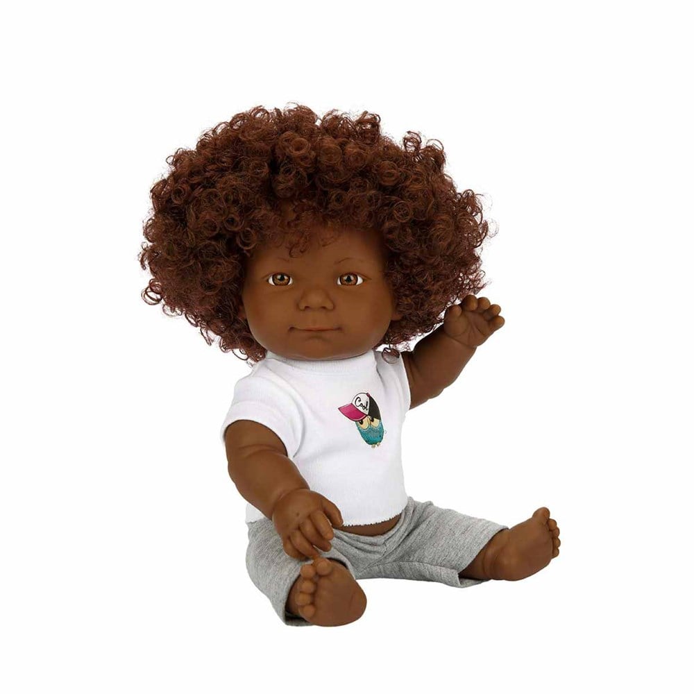 Sunman Oyuncak Dada Kıvırcık Saçlı Bebek 35 Cm 03530 SUN-SABC-DZM