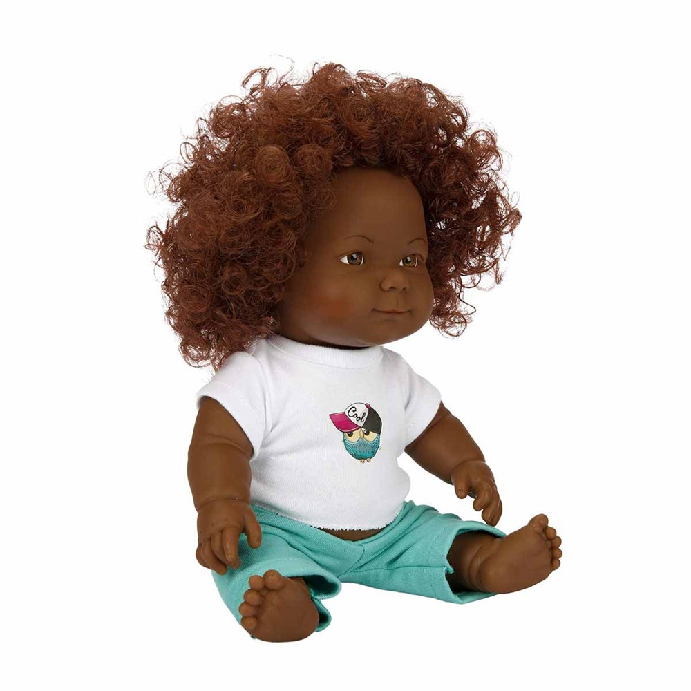 Sunman Oyuncak Dada Kıvırcık Saçlı Bebek 35 Cm 03530 SUN-SABC-DZM