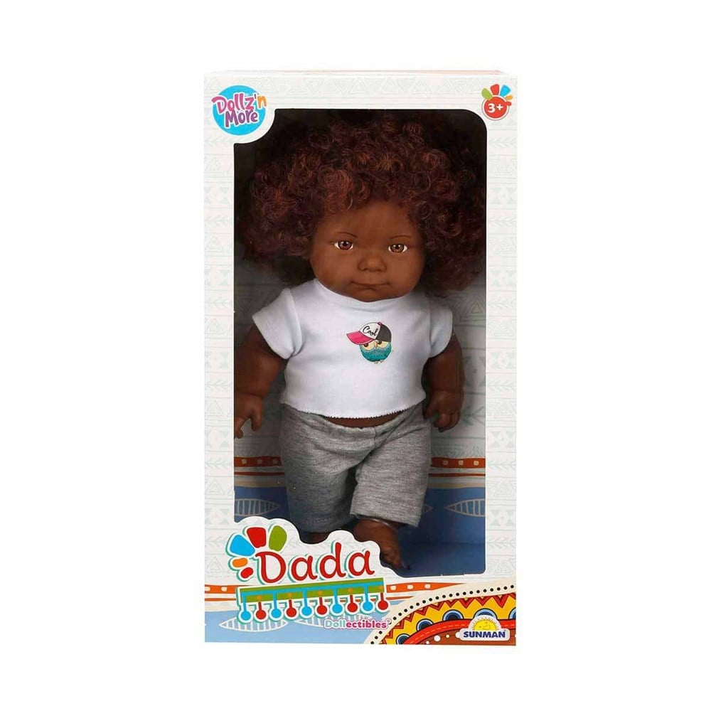Sunman Oyuncak Dada Kıvırcık Saçlı Bebek 35 Cm 03530 SUN-SABC-DZM