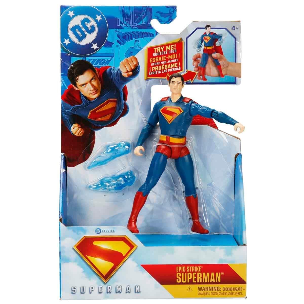 Sunman Oyuncak DC Comics Superman Epik Strike Aksiyon Figürü 15 Cm 00006882