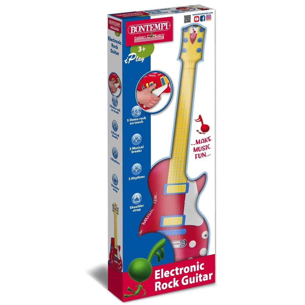 Sunman Oyuncak Elektronik Gitar Tuşlu Askılı Kırmızı 02045831