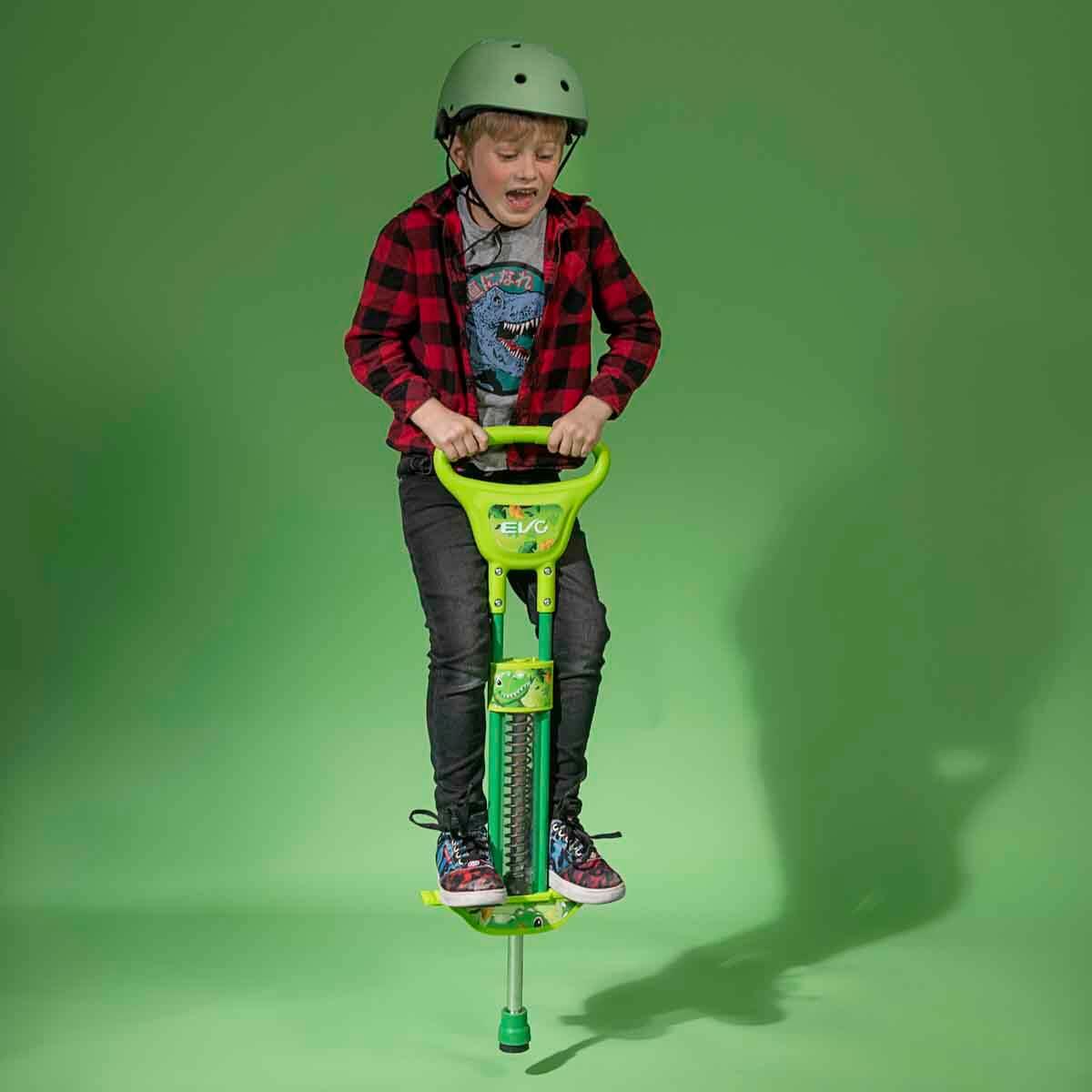 Sunman Oyuncak Evo Işıklı Dinozor Desenli Pogo Stick 01000794
