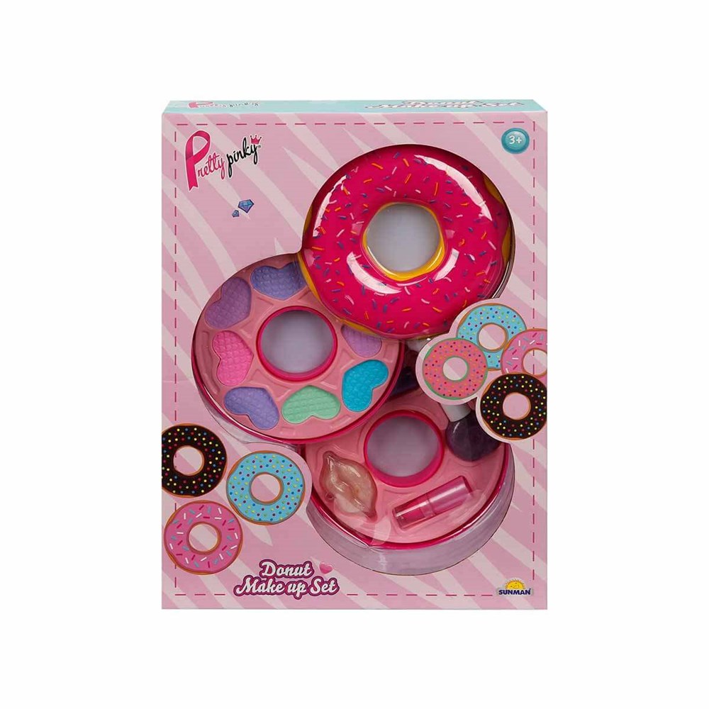Sunman Oyuncak Güzellik Seti Makyaj Donut 02596 SUN-RST-PRP