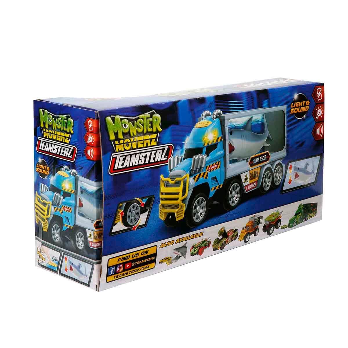 Sunman Oyuncak Işıklı Sesli Teamsterz Monster Moverz Sesli ve Işıklı Köpek Balığı Kurtarma Kamyonu 40 cm 00072841