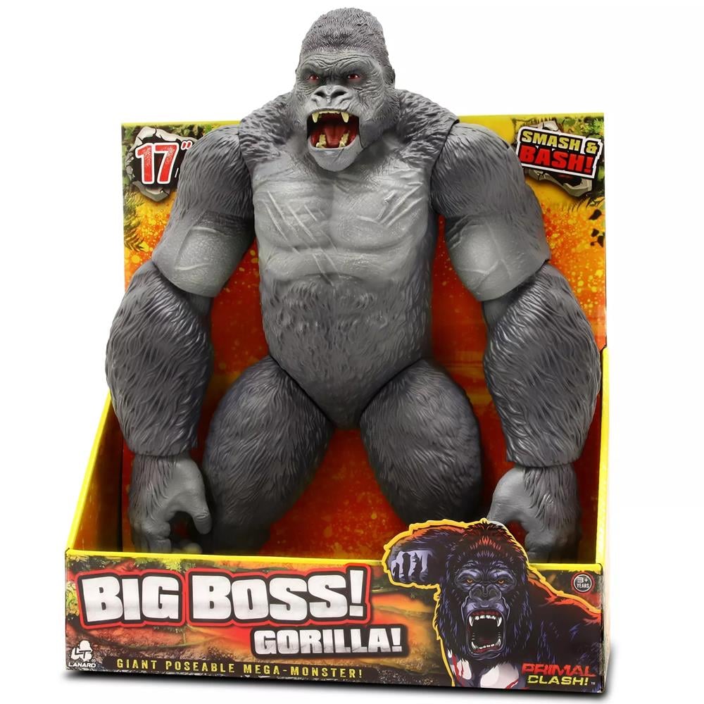 Sunman Oyuncak Jurassic Clash Big Boss Gorilla 42 Cm 01037113 SUN-LNR-OYUN SET