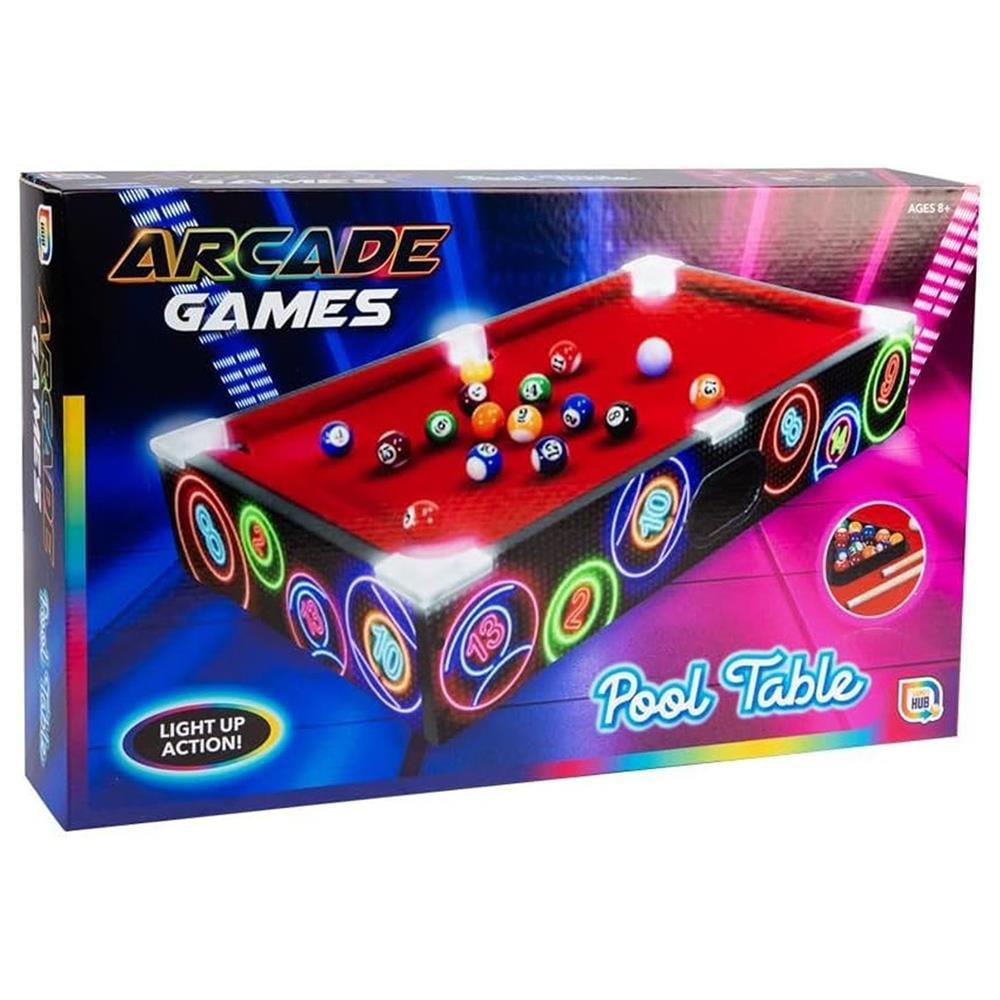 Sunman Oyuncak Led Işıklı Masaüstü Bilardo 50x30 Cm 00081428