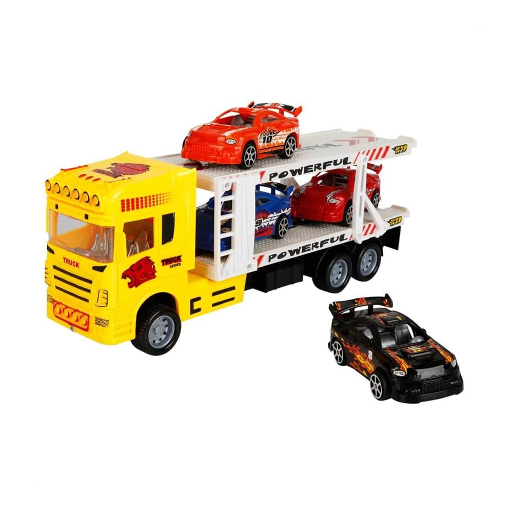 Sunman Oyuncak Maxx Wheels 2 Katlı Transporter Tır 32 Cm 02323 SUN-YFN-MXX-1/32
