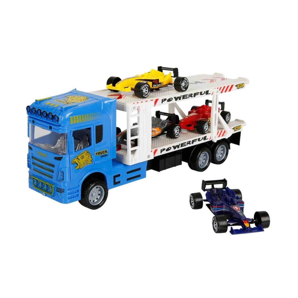 Sunman Oyuncak Maxx Wheels 2 Katlı Transporter Tır 32 Cm 02323 SUN-YFN-MXX-1/32