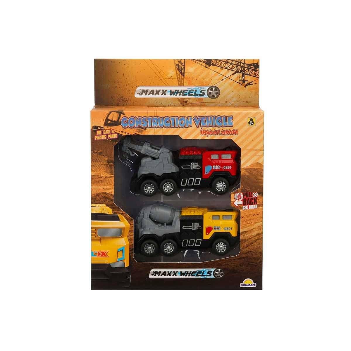 Sunman Oyuncak Maxx Wheels 2'li İnşaat Aracı 02002409