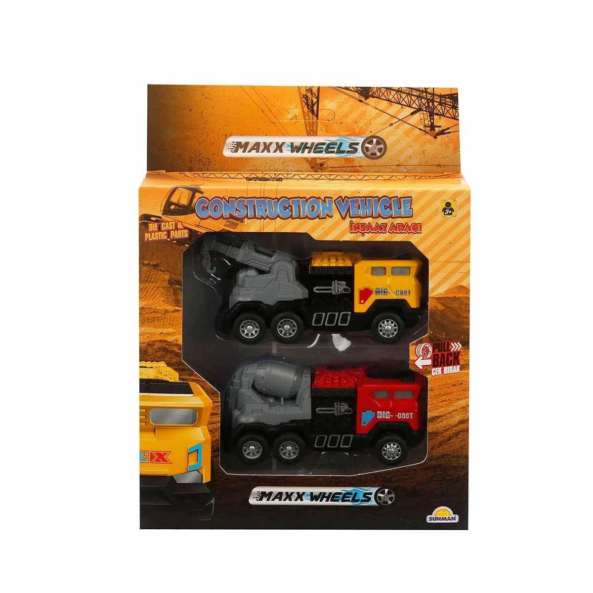 Sunman Oyuncak Maxx Wheels 2'li İnşaat Aracı 02002409