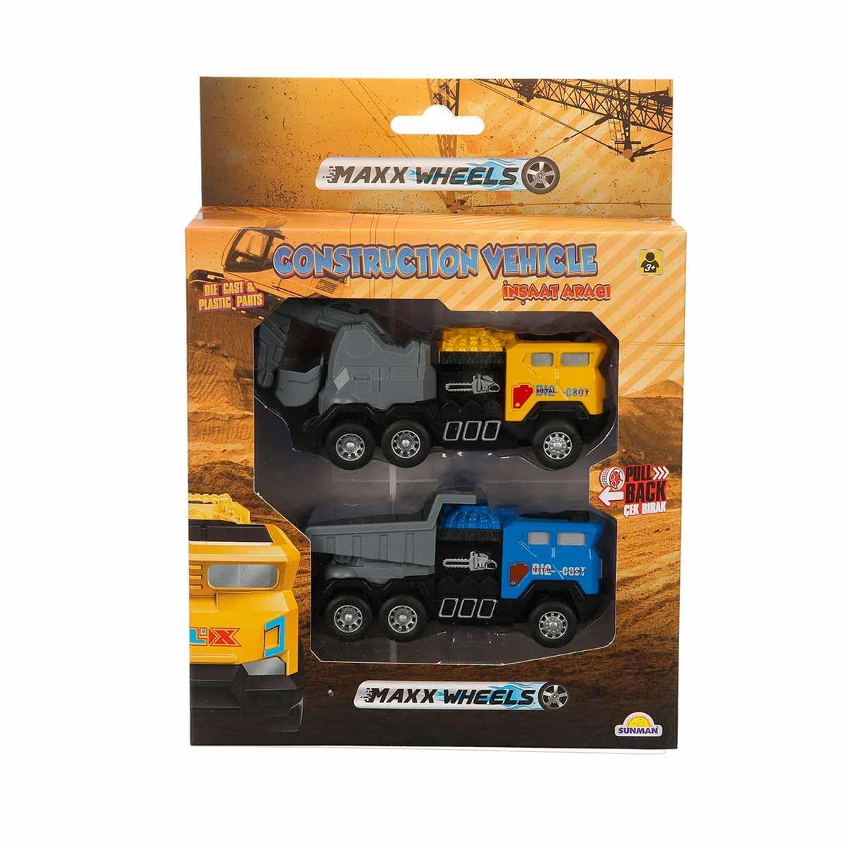 Sunman Oyuncak Maxx Wheels 2'li İnşaat Aracı 02002409