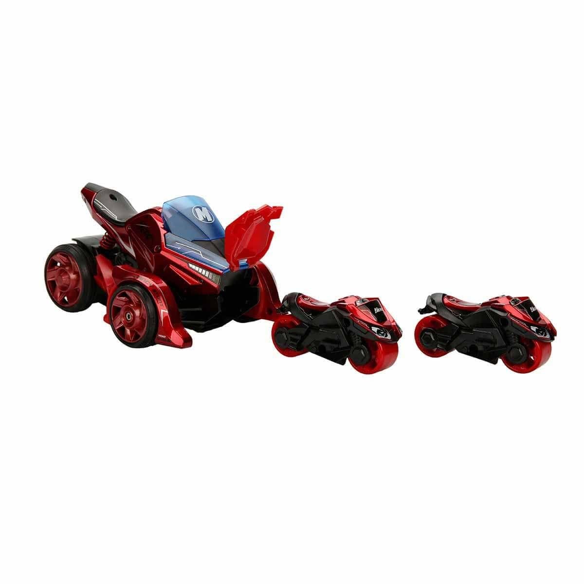 Sunman Oyuncak Maxx Wheels Motosiklet Fırlatıcılı Sesli ve Işıklı Araç 01001586