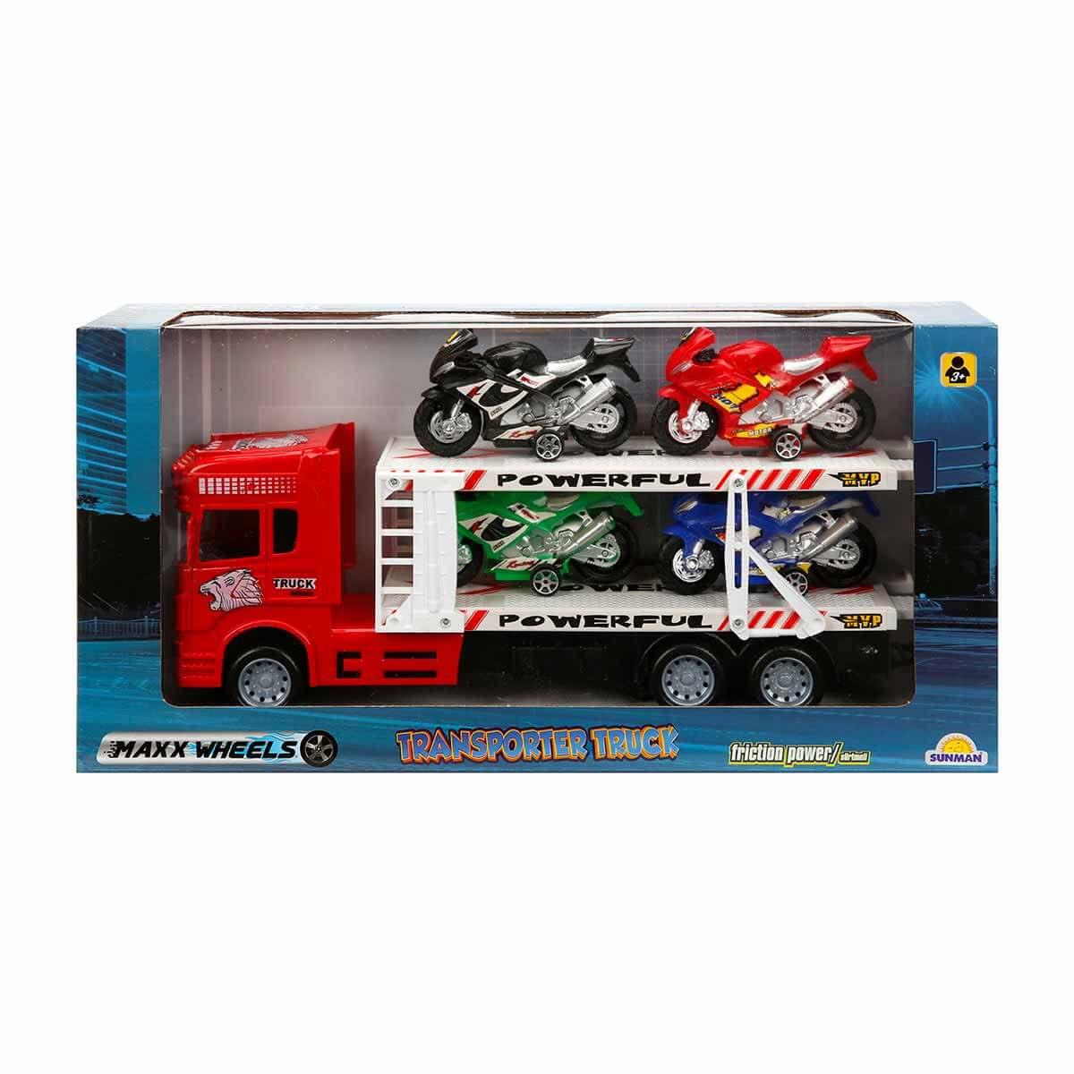 Sunman Oyuncak Maxx Wheels Transporter Tır 32 Cm 00002324