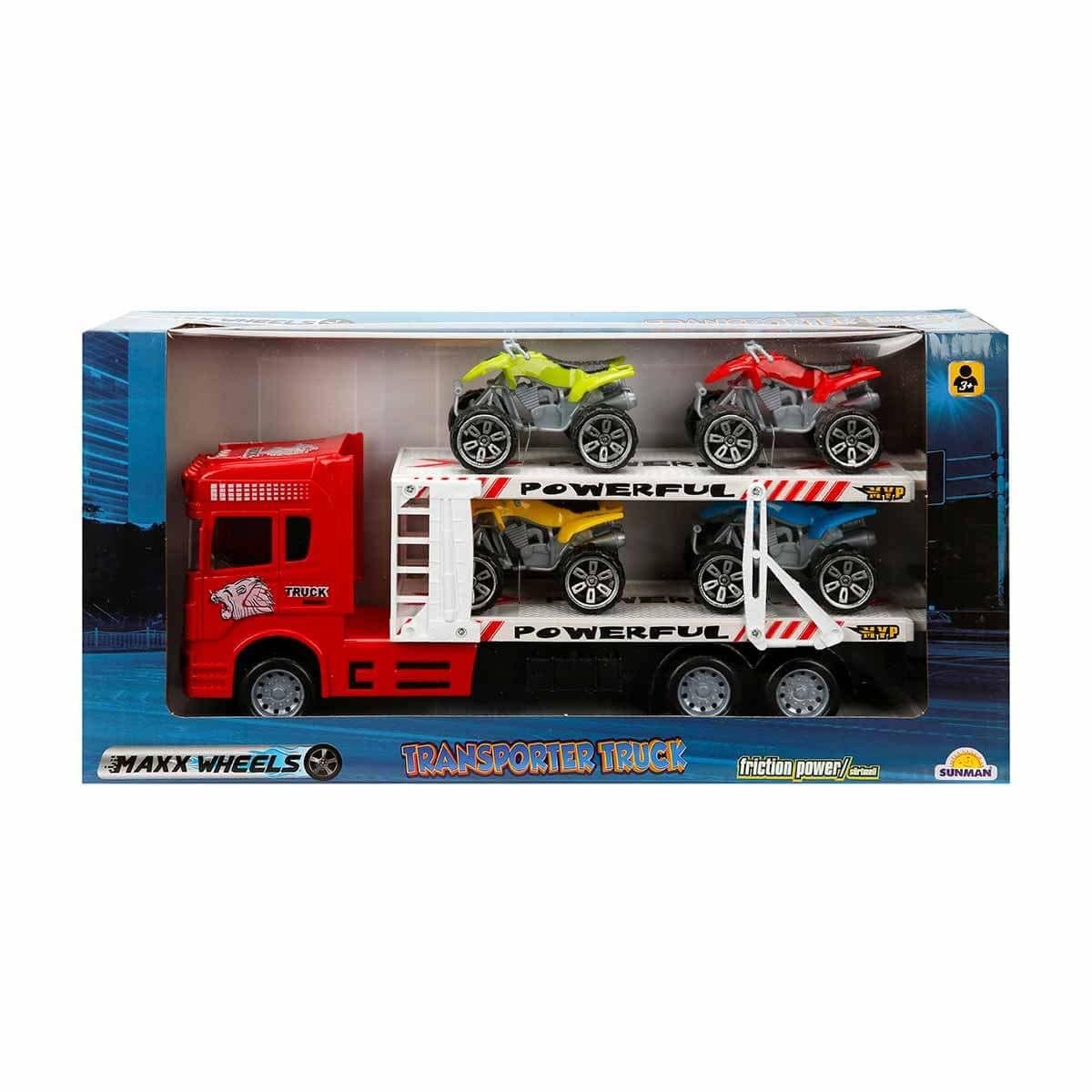 Sunman Oyuncak Maxx Wheels Transporter Tır 32 Cm 00002324