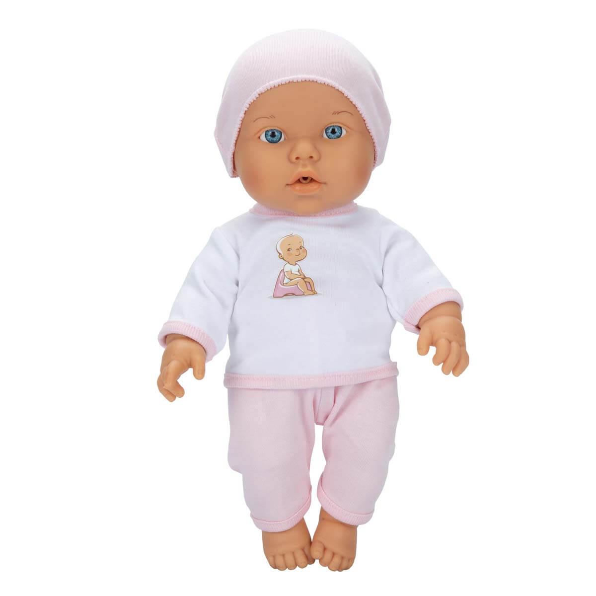 Sunman Oyuncak Sesli Bebelou Tuvalet Zamanı Bebek Seti 32 Cm 01030141