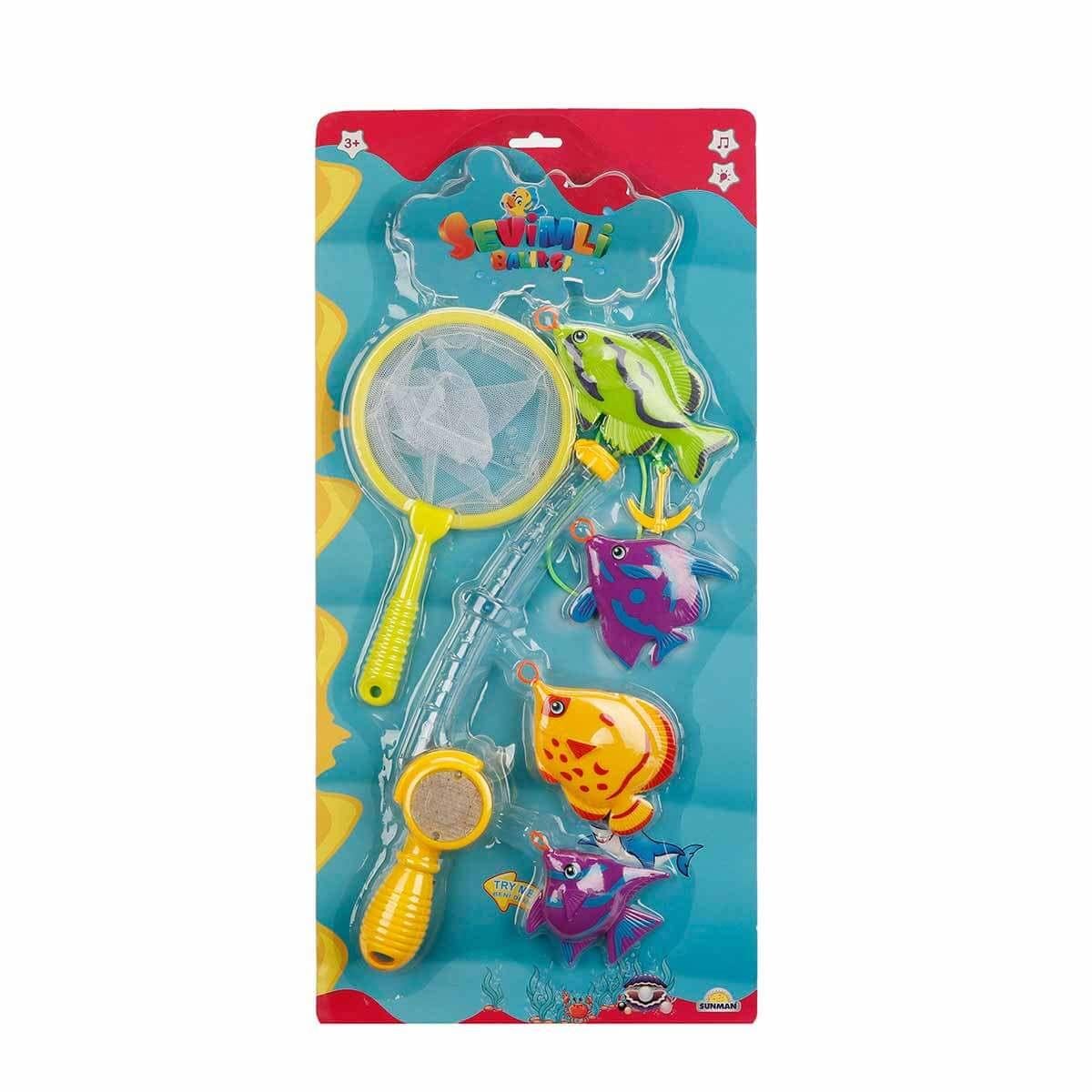 Sunman Oyuncak Sesli ve Işıklı Balık Olta Seti 00001948