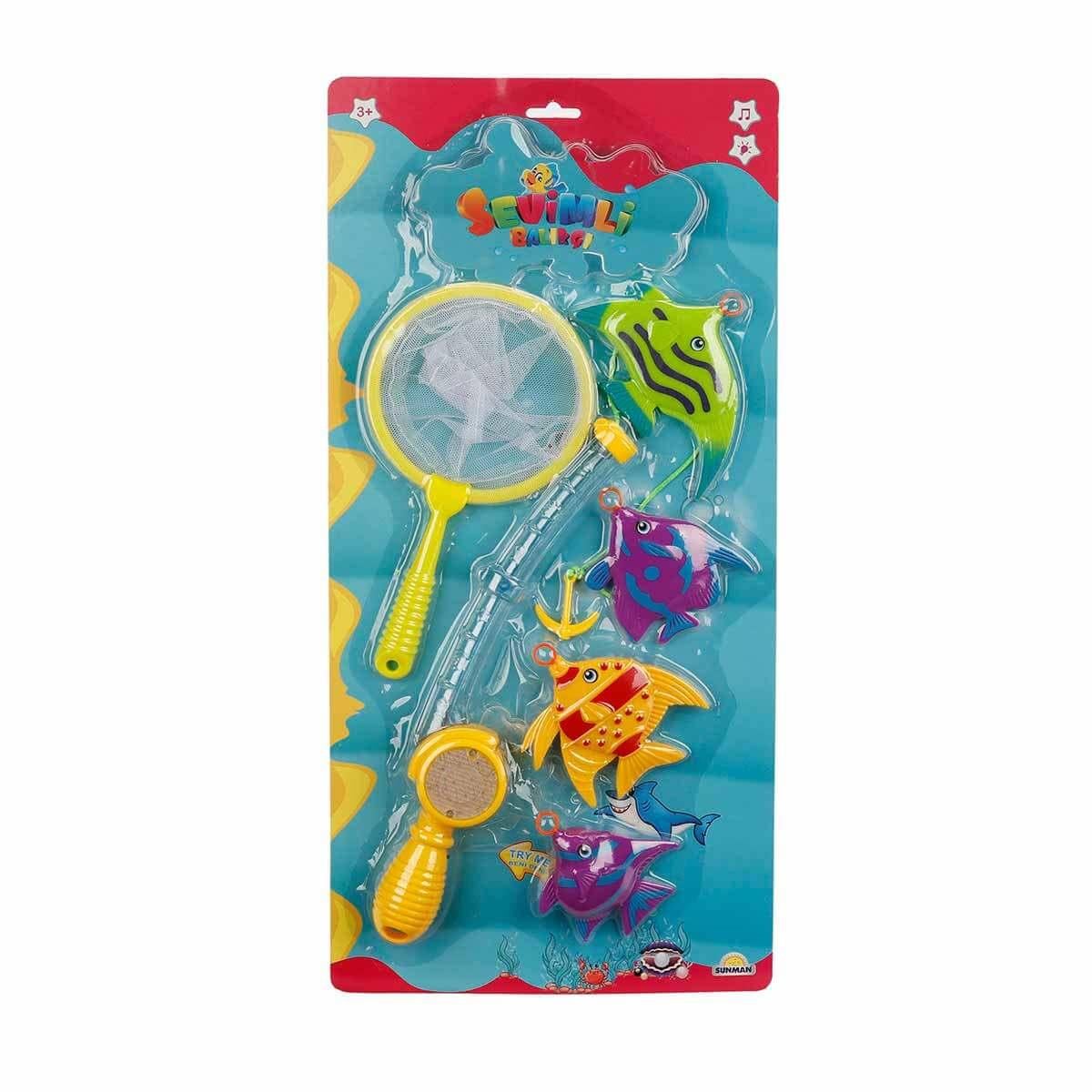 Sunman Oyuncak Sesli ve Işıklı Balık Olta Seti 00001948