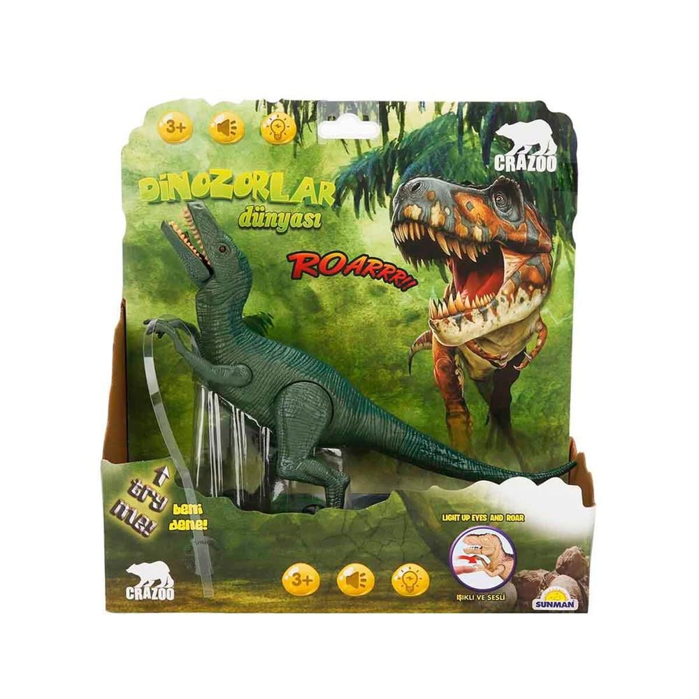 Sunman Oyuncak Sesli ve Işıklı Dinozor 00036171 SUN-RST-CRZ