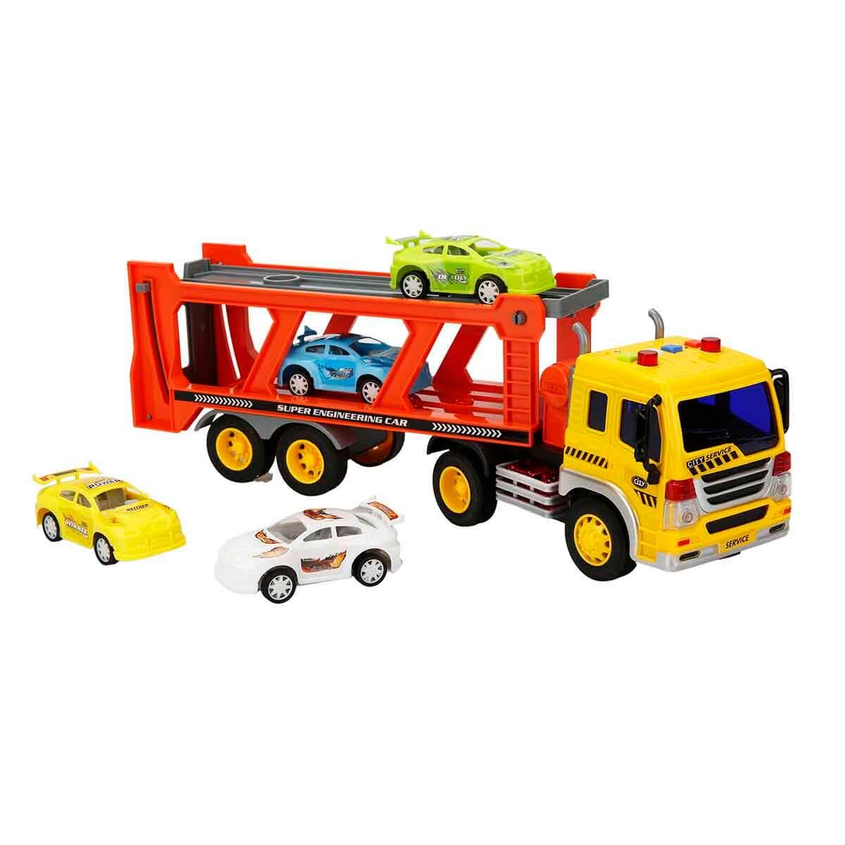 Sunman Oyuncak Sesli ve Işıklı Transporter Transporter Services Kepçe 01010570 1:20